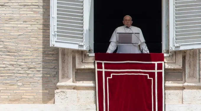 Papa Francisco no Ângelus de 29 de junho de 2024, da janela do Palácio Apostólico. ?? 
