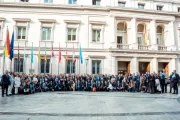 Participantes na VI Cúpula Transatlântica da Political Network for Values em Madri.