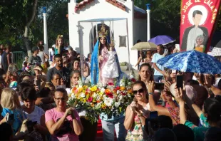 Romaria das mães.