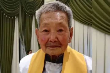 Padre Jacobo Huang Guirong, falecido sacerdote chinês que teve que esperar 45 anos para ser ordenado.