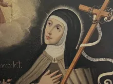 Imagem de Joana da Cruz no Mosteiro e Santuário de Santa Maria da Cruz.