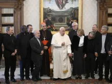 Audiência do papa Francisco com a Comissão Teológica Internacional.