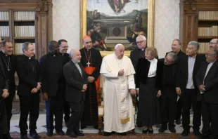 Audiência do papa Francisco com a Comissão Teológica Internacional.