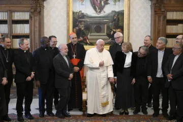 Audiência do papa Francisco com a Comissão Teológica Internacional.