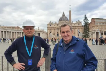 Andrea de Walderstein (à esquerda) e Antonio Boemo (à direita).