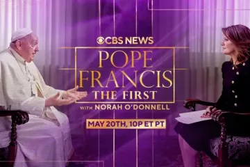 Papa Francisco em entrevista com Norah O'Donnell.