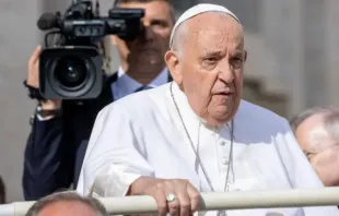 Papa Francisco na audiência geral de hoje (22).