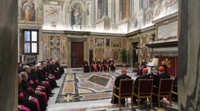 Papa Francisco com membros do Dicastério para a Doutrina da Fé em 26 de janeiro de 2024 ?? 