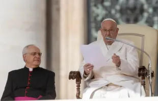 Papa Francisco em catequese durante audiência geral.