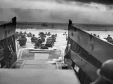 Desembarque na Normandia em 6 de junho de 1944.
