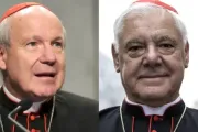 O cardeal Christoph Schönborn e o cardeal Gerhard Ludwig Müller.