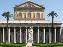 Basílica de São Paulo Extramuros, em Roma, onde está o túmulo de são Paulo.