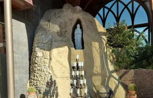 Santuário de Nossa Senhora da Rocha em Calábria, Itália.