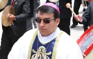 Dom Ciro Quispe López, bispo-prelado de Juli, Peru, em sua ordenação episcopal em 2018.