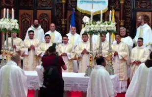 Sete diáconos e um sacerdote ordenados em Matagalpa, Nicarágua.