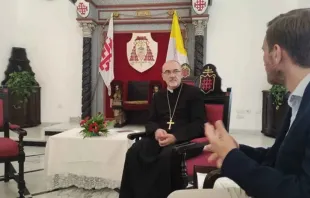 O patriarca latino de Jerusalém, cardeal Pierbattista Pizzaballa, em entrevista á fundação pontifícia Ajuda à Igreja que Sofre (ACN).