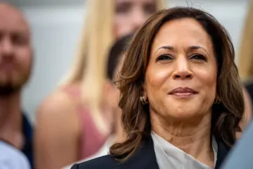 Kamala Harris em evento na Casa Branca