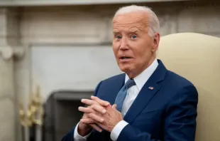 O presidente dos EUA, Joe Biden, durante encontro com o primeiro-ministro de Israel, Benjamin Netanyahu, na Casa Branca, Washington D.C., EUA, na última quinta-feira (25).