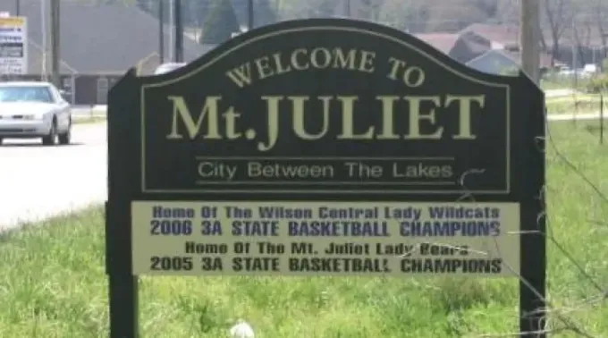 Mt. Juliet, Tennessee ?? 