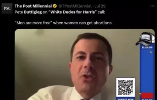 Pete Buttigieg fala durante evento de arrecadação de fundos online na segunda-feira (29) organizado pelo grupo chamado White Dudes for Harris (Caras Brancos a Favor de Harris, em tradução livre).