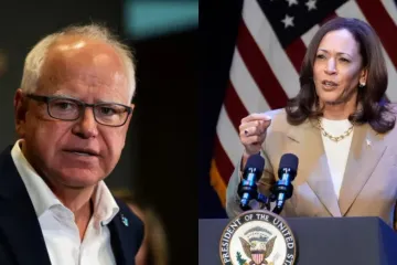 Tim Walz e Kamala Harris