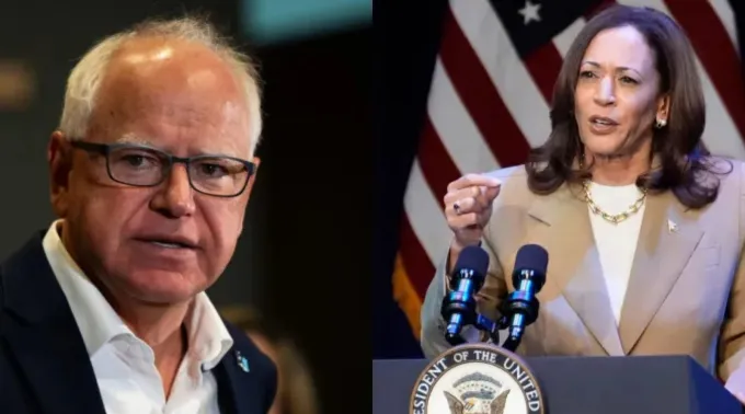 Tim Walz e Kamala Harris ?? 