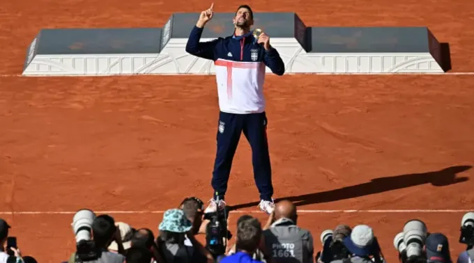 Novak Djokovic com medalha de ouro ?? 