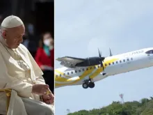 Papa Francisco reza o rosário na Capela Gregoriana na basílica de São Pedro/ O avião envolvido no acidente aéreo ocorrido na sexta-feira (9) em Vinhedo (SP) , fotografado em novembro do ano passado.