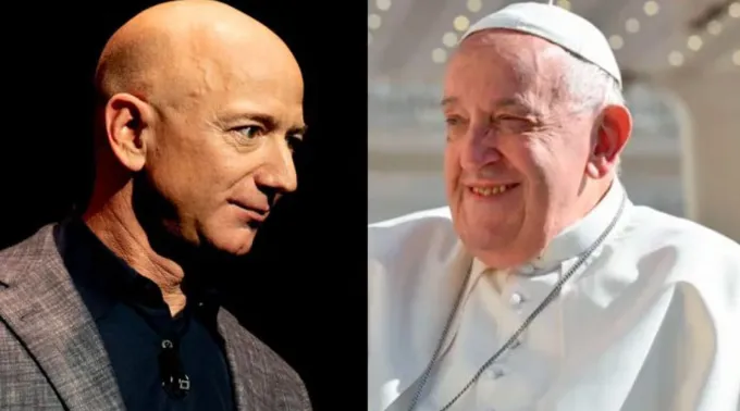 Jeff Bezos e papa Francisco ?? 