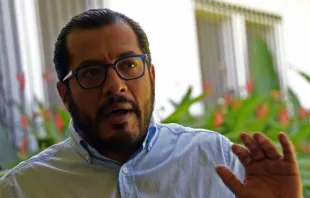 Felix Maradiaga, ex-candidato à presidência e presidente da Fundação Liberdade para a Nicarágua, entrevista à AFP em Manágua em 11 de fevereiro de 2021.