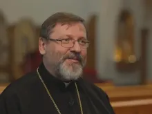 O líder da Igreja Greco-Católica Ucraniana, dom Sviatoslav Shevchuk,