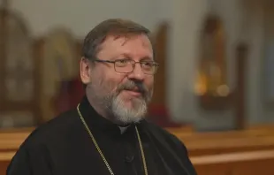 O líder da Igreja Greco-Católica Ucraniana, dom Sviatoslav Shevchuk,