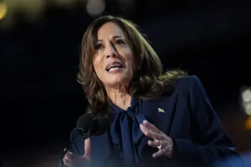 Kamala Harris discursa na Convenção Nacional Democrata