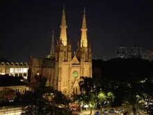 Catedral de Nossa Senhora da Assunção em Jacarta, Indonésia.