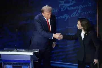 Donald Trump e Kamala Harris