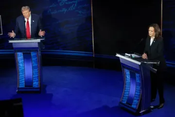 Donald Trump e Kamala Harris debatem pela primeira vez