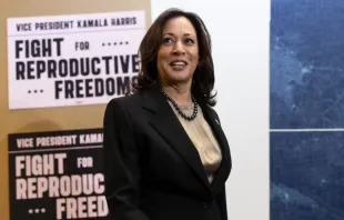 A vice-presidente dos EUA, Kamala Harris, visita clínica de aborto da Planned Parenthood em St. Paul, Minnesota,  EUA, em 14 de março de 2024.