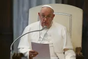 Papa Francisco fala a fiéis nas segundas vésperas da festa de Nossa Senhora das Neves na basílica de Santa Maria Maior, em Roma, em 5 de agosto de 2024.