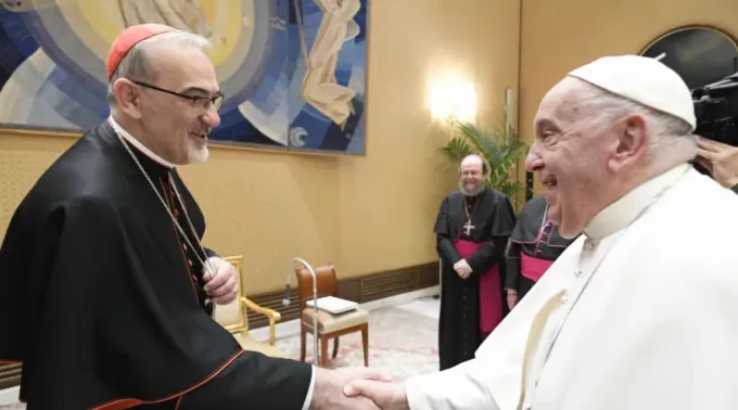 Papa com cardeal Pizzaballa no Vaticano ?? 