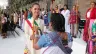 Claudia Sheinbaum, presidente do México, com mulheres indígenas na posse na terça-feira (1).