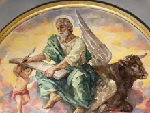 A pintura São Lucas Evangelista (1959), de Miguel Vaguer.