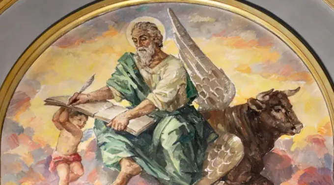 Pintura São Lucas Evangelista de Miguel Vaguer ?? 