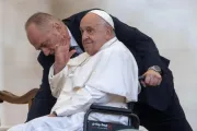 Papa Francisco hoje (23) no Vaticano.