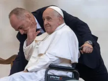 Papa Francisco hoje (23) no Vaticano.