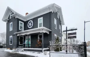 Sede do templo satânico em Salem, Massachusetts, EUA.