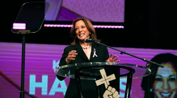 Kamala Harris discursa  na Igreja Batista Missionária New Birth ?? 