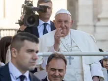 Papa Francisco hoje (30) no Vaticano.