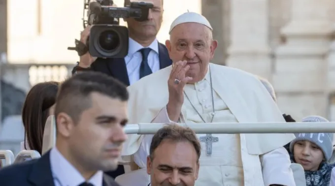 Papa Francisco no Vaticano em 30 de outubro de 2024 ?? 