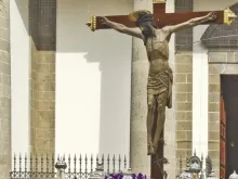 Imagem do Santo Cristo de La Laguna em Tenerife, Espanha.