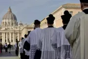 Participantes da 13ª peregrinação Summorum Pontificum, no Vaticano, em 26 de outubro de 2024.